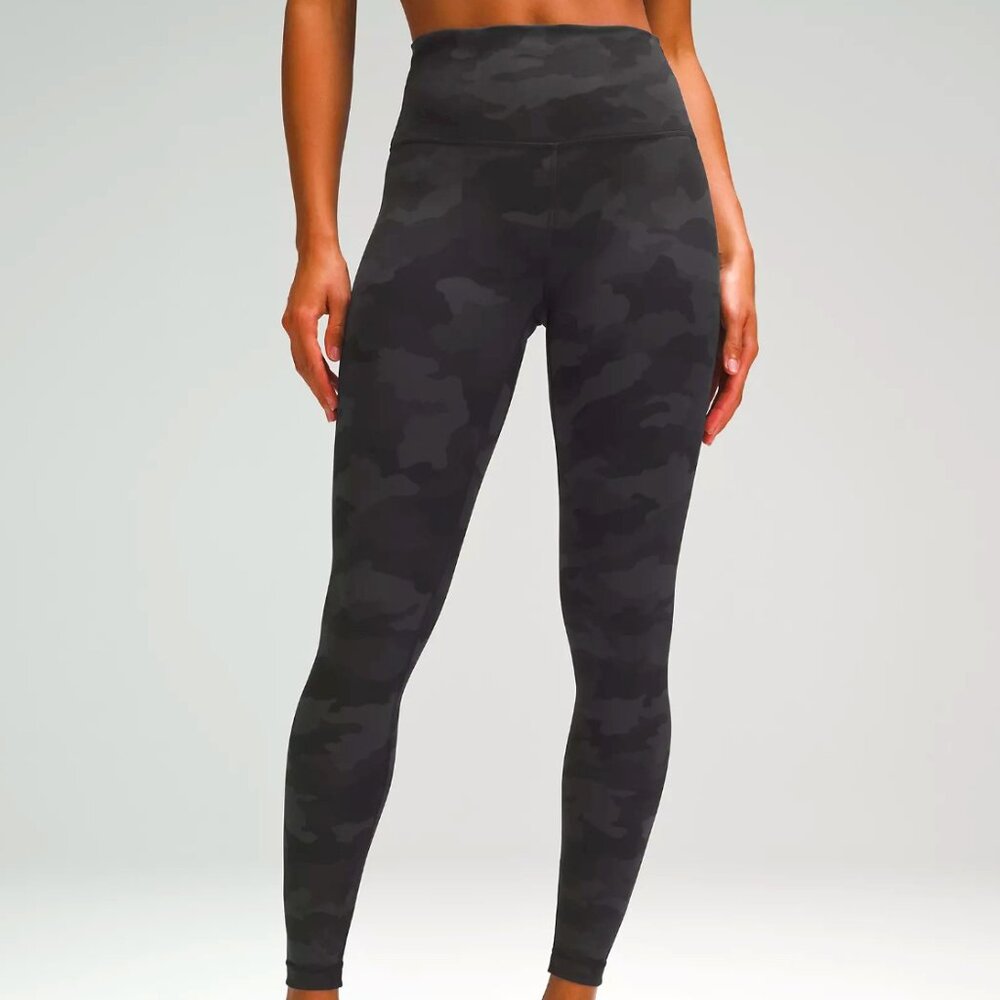 lululemon athletica Black Camo Leggings